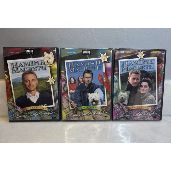 HAMISH MACBETH SERIES 1 - 3, ROBERT CARLYLE, DVD - SERIES 2 & 3 - SEALED - Picture 1 of 10